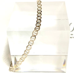 Conjunto Cadena Y Pulsera Plata 925 Italiana Unisex