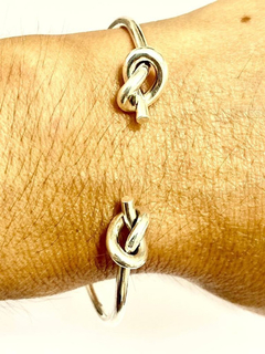 Imagen de Pulsera Esclava Lazo Plata 925