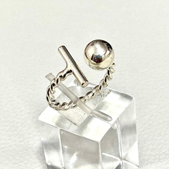 Divine modern ring silver 925