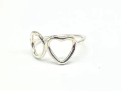 Anillo Plata 925 Corazones Moderno J. Alvear. Ar on internet