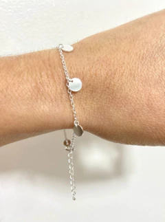 Pulsera Plata 925 Baño Oro 18 Kt Alvear.ar - comprar online