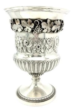 Antiguo Cáliz Copón Plata Inglesa Londres 1870