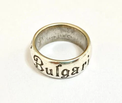 Anillo Bulgari Save The Children Plata 925 Italiano