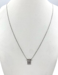 Hermosa Cadena Plata 925 Oro 18 Kt Dije Candado Alvear. Ar - buy online