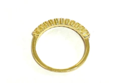 Beautiful 925 silver 18 carat gold and mini pearls lady ring on internet