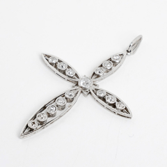 Cruz Platino 950 Y Brillantes Europea - comprar online