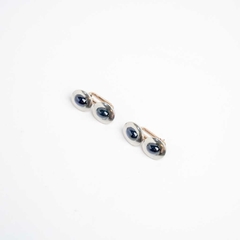Exclusive Style Cufflinks. Cartier. 18kt Gold And Sapphires - buy online