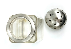 Russian glass and silver lighter - buy online