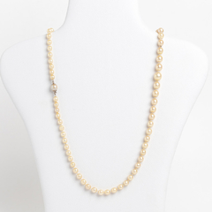 Natural pearl neckless