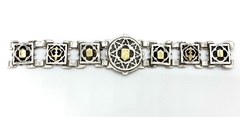 BELLA PULSERA CRIOLLA PLATA 900 ORO 18 KILATES on internet