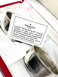 Servilleteros de plata Casa Wright - comprar online
