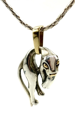 Chain and panther charm