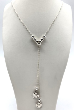 Clover silver tie chain - buy online