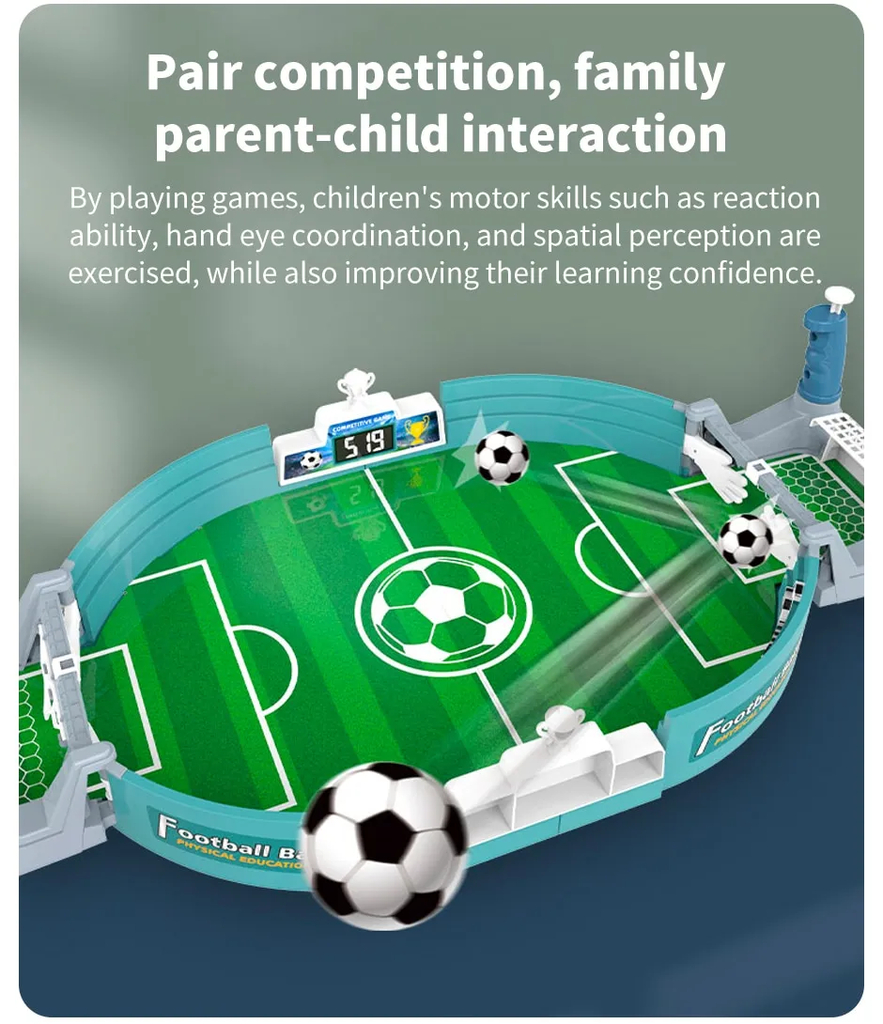 Jogo de mesa para 2 pessoas, jogo de futebol de mesa com coordenação  olho-mão, para meninos e meninas