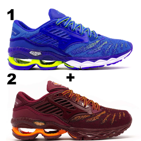 mizuno wave creation laranja