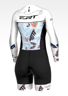 Macaquinho Manga Longa ERT New Elite Forro Gel Branco - comprar online