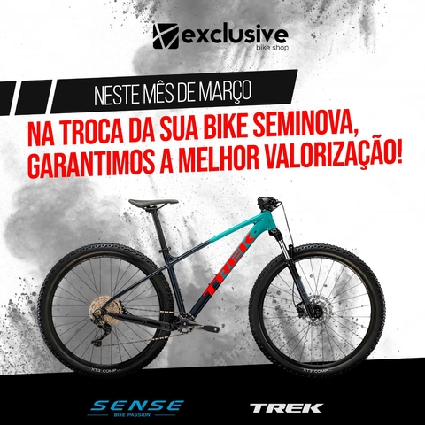 Carrusel Exclusive Bike Shop. Bicicletas e Acessórios Trek - Sense - Bontrager. Entregamos em todo o Brasil. 