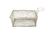 Canasto 16 X 8 Rectangular Alambre Estañado