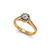 Bella - Anel de noivado | Ouro 18k | 71 pontos Diamantes