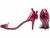 Sapato Scarpin - Revestida em Verniz Vermelho Vinho e Taloneira Napa Bege na internet