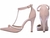 Imagem do Sapato Scarpin - Perola em ABS - Revestida em Verniz Rose e Taloneira Napa Bege