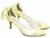 Sapato Scarpin - Cordão em Verniz Lemon - Revestida em Verniz Lemon e Taloneira Napa Bege - loja online