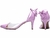 Sapato Scarpin - Cordão em Verniz Lilás - Revestida em Verniz Lilás e Taloneira Napa Bege na internet