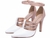Sapato Scarpin - Napa Branco - Napa Rosê - Metalizado Specchio Rosê - comprar online