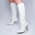 Bota Bico Fino Feminina - Napa Croco na cor Branco - Cacharrel, material espumado para maior conforto, na cor Branco na internet