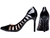 Sapato Scarpin - Revestida em Verniz Preto e Taloneira Napa Bege na internet