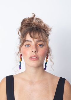 brincos prismatic ribbon - BASFOND