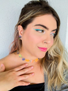 choker iridescente