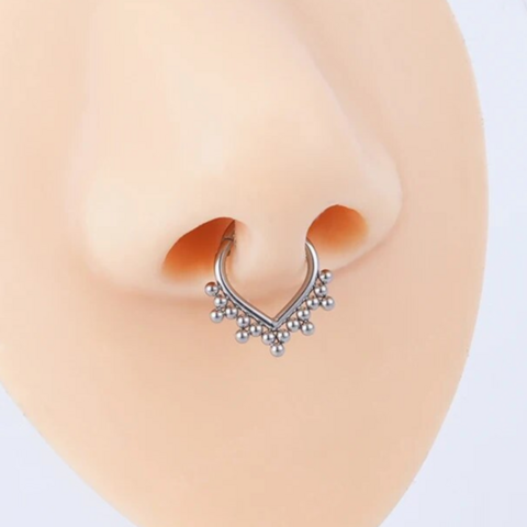 Piercing Umbigo Zircônia 4 Pedras Titânio - Tribal Joalheria