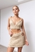 POLLERA TEJIDA NATURAL - tienda online