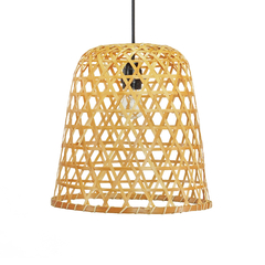 LAMPARA COLGANTE DE BAMBÚ 30x30 CM GRASS HOME & DECO