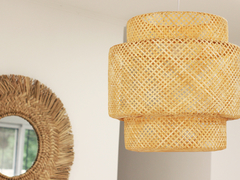 LAMPARA COLGANTE DE BAMBÚ - 3 TAMAÑOS GRASS HOME & DECO