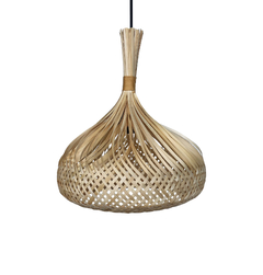 LAMPARA COLGANTE DE BAMBÚ XIAO - GRASS HOME & DECO