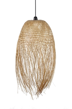 LAMPARA COLGANTE CÓNICA BAMBÚ 3 TAMAÑOS GRASS HOME & DECO