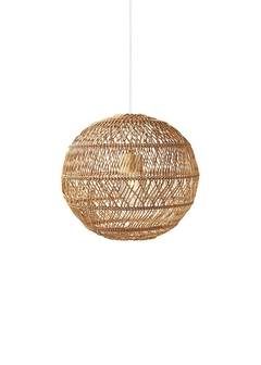 LAMPARA COLGANTE DE TECHO ESFERA RATÁN 60X58 GRASS HOME & DECO