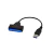 CONVERSOR NISUTA USB 3.0 A SATA III & SSD PARA DISCOS 2.5