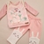 Pantalon Bunny Rose & off white- Frisado - comprar online