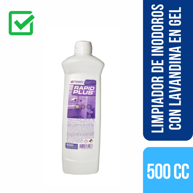 LIMP INODOROS RAPID PLUS GEL C/LAVANDINA X 500 ML