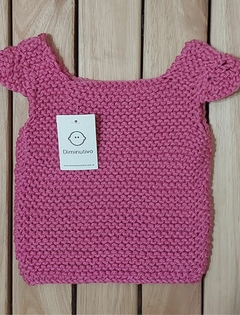 Chaleco con volado (6 - 12 meses)