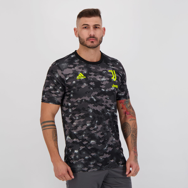 camisa pré jogo juventus