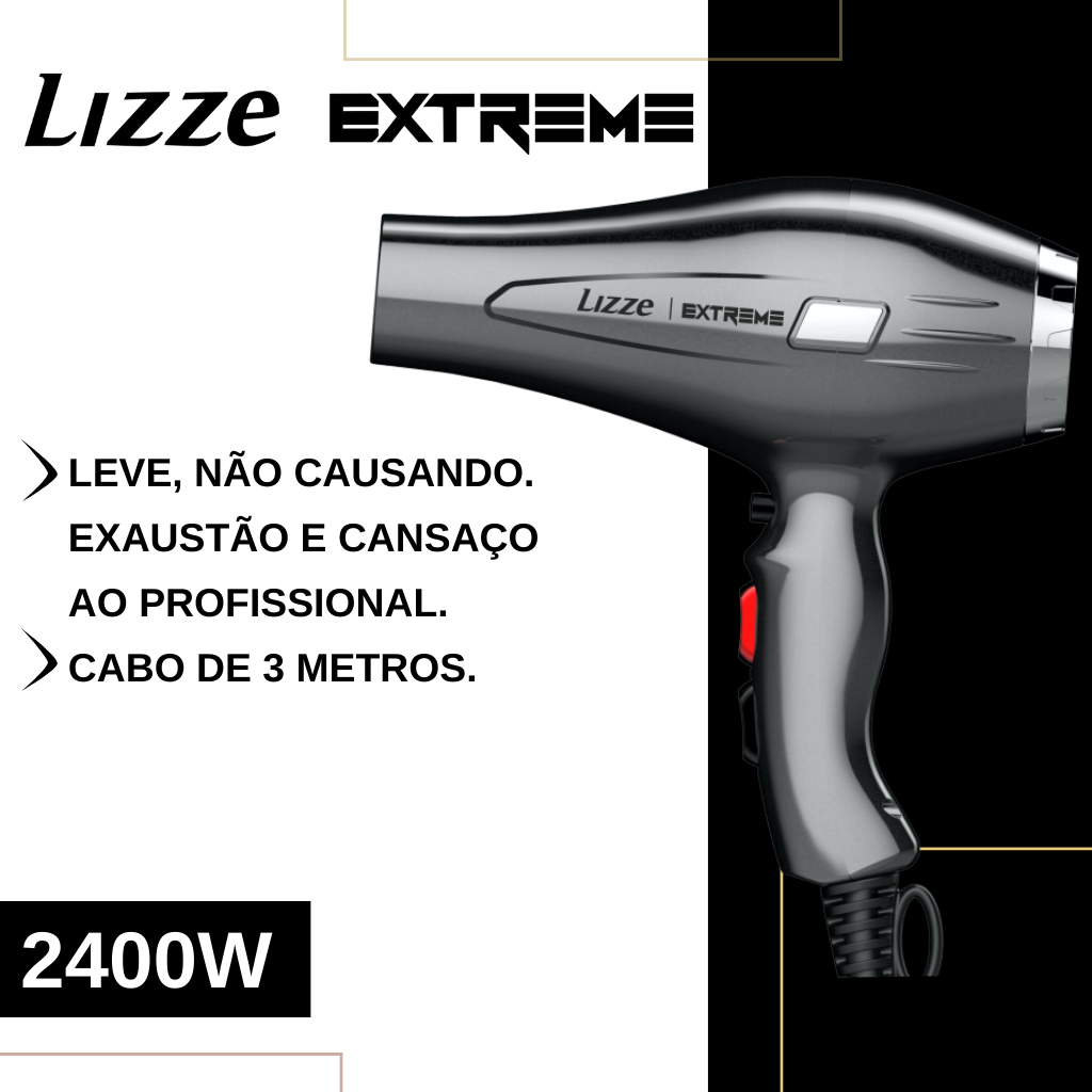 EXTREME POWER COMPACT 2400 – SECADOR DE CABELO DE ALTA PERFORMANCE