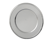 Plato Sitio 29 Cms. Acero Inox.