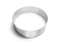 Aro Bizcochuelo 22 Cms. Bajo Acero Inox.
