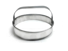 Cortante 10 Cms. Redondo C/Mango Acero Inox.