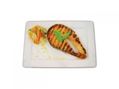 Fuente Rectangular Chica Ala Ancha 28,5 X 19 Cms. Grottaglie