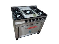 Cocina 5 H. 93 Cms. Rej. Fund.- Acero Esmerilado - E_Garcia